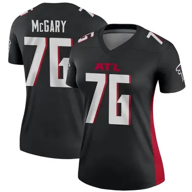Kaleb McGary Women's Legend Black Atlanta Falcons Jersey