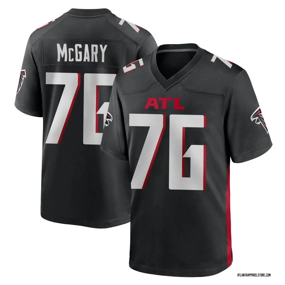 Kaleb McGary Youth Game Black Atlanta Falcons Alternate Jersey