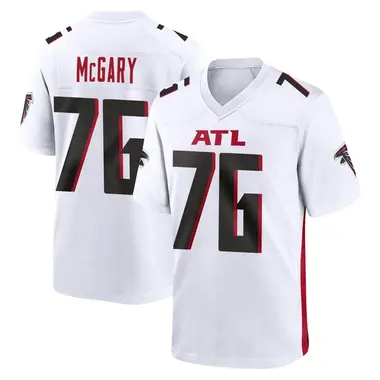 Kaleb McGary Youth Game White Atlanta Falcons Jersey