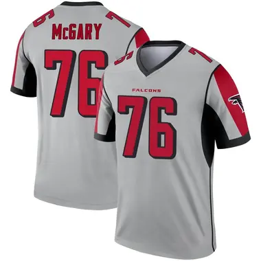 Kaleb McGary Youth Legend Atlanta Falcons Inverted Silver Jersey