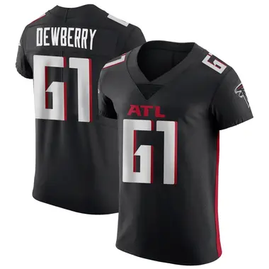 Kam Dewberry Men's Elite Black Atlanta Falcons Alternate Jersey