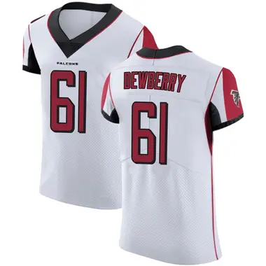 Kam Dewberry Men's Elite White Atlanta Falcons Jersey