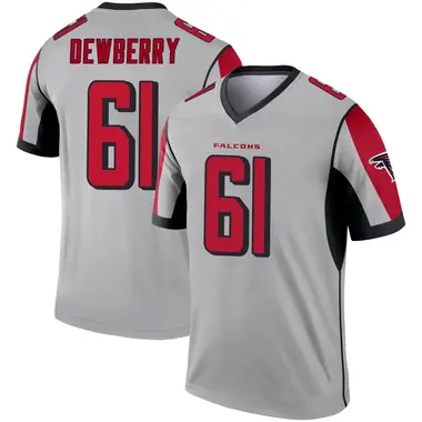 Kam Dewberry Men's Legend Atlanta Falcons Inverted Silver Jersey