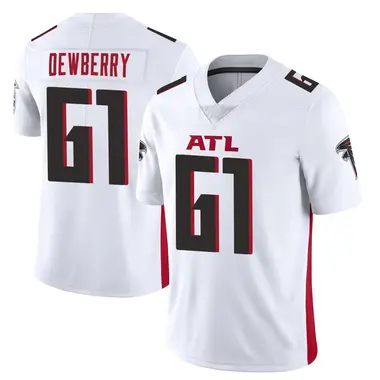 Kam Dewberry Men's Limited White Atlanta Falcons Vapor Untouchable Jersey