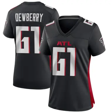 Kam Dewberry Women's Game Black Atlanta Falcons Alternate Jersey