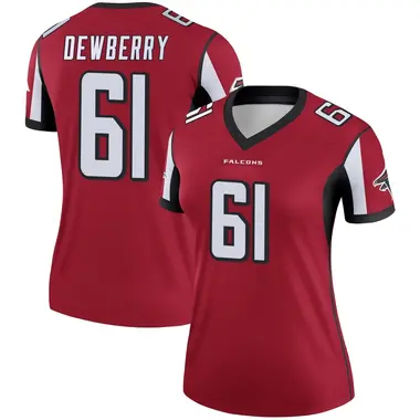 Kam Dewberry Women's Legend Red Atlanta Falcons Jersey