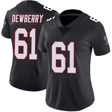 Kam Dewberry Women's Limited Black Atlanta Falcons Vapor Untouchable Jersey