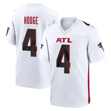KhaDarel Hodge Men's Game White Atlanta Falcons Jersey