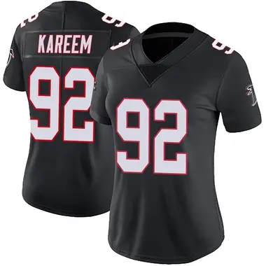 Khalid Kareem Women's Limited Black Atlanta Falcons Vapor Untouchable Jersey