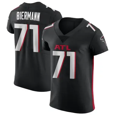 Kroy Biermann Men's Elite Black Atlanta Falcons Alternate Jersey