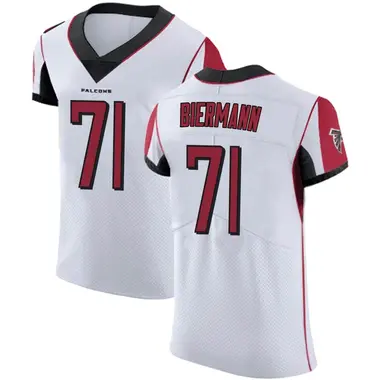 Kroy Biermann Men's Elite White Atlanta Falcons Jersey