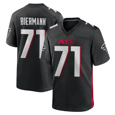 Kroy Biermann Men's Game Black Atlanta Falcons Alternate Jersey