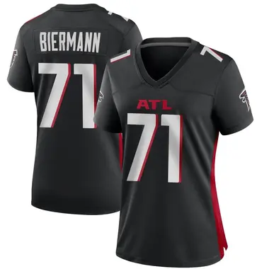 Kroy Biermann Women's Game Black Atlanta Falcons Alternate Jersey