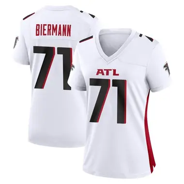 Kroy Biermann Women's Game White Atlanta Falcons Jersey