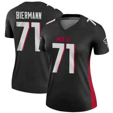 Kroy Biermann Women's Legend Black Atlanta Falcons Jersey