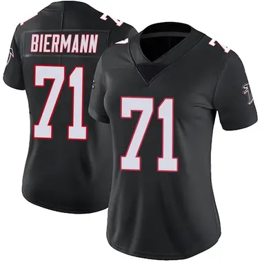 Kroy Biermann Women's Limited Black Atlanta Falcons Vapor Untouchable Jersey