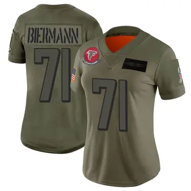 Kroy Biermann Women's Limited Camo Atlanta Falcons 2019 Salute to Service Jersey