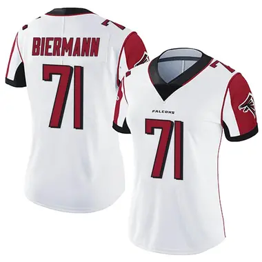 Kroy Biermann Women's Limited White Atlanta Falcons Vapor Untouchable Jersey