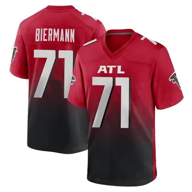 Kroy Biermann Youth Game Red Atlanta Falcons 2nd Alternate Jersey