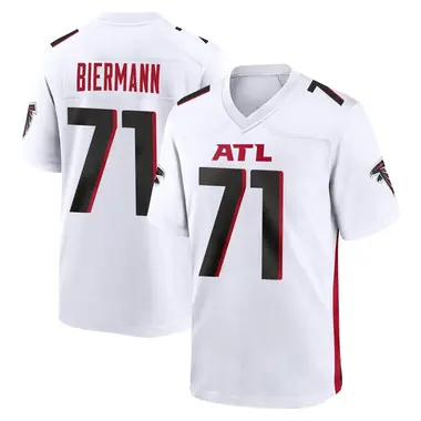 Kroy Biermann Youth Game White Atlanta Falcons Jersey