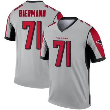 Kroy Biermann Youth Legend Atlanta Falcons Inverted Silver Jersey
