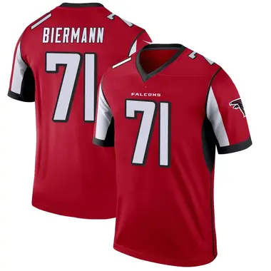 Kroy Biermann Youth Legend Red Atlanta Falcons Jersey
