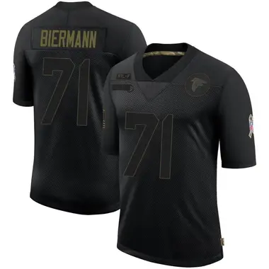 Kroy Biermann Youth Limited Black Atlanta Falcons 2020 Salute To Service Jersey