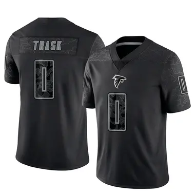 Kyle Trask Men's Limited Black Atlanta Falcons Reflective Jersey