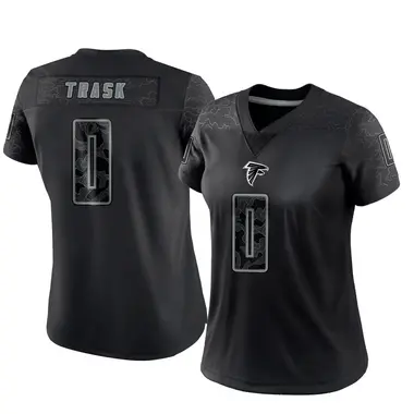 Kyle Trask Women's Limited Black Atlanta Falcons Reflective Jersey