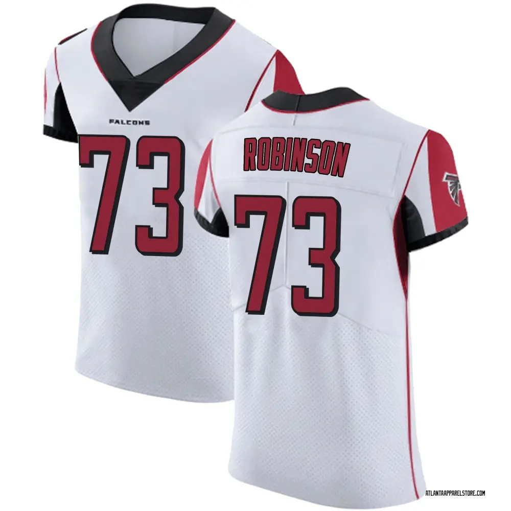 Layden Robinson Men's Elite White Atlanta Falcons Jersey