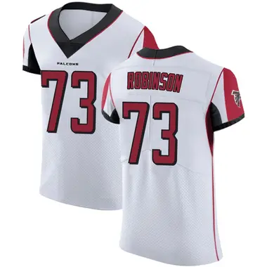 Layden Robinson Men's Elite White Atlanta Falcons Jersey
