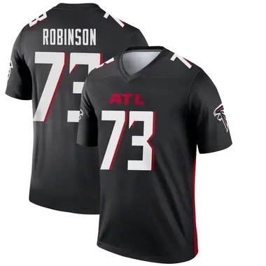 Layden Robinson Men's Legend Black Atlanta Falcons Jersey