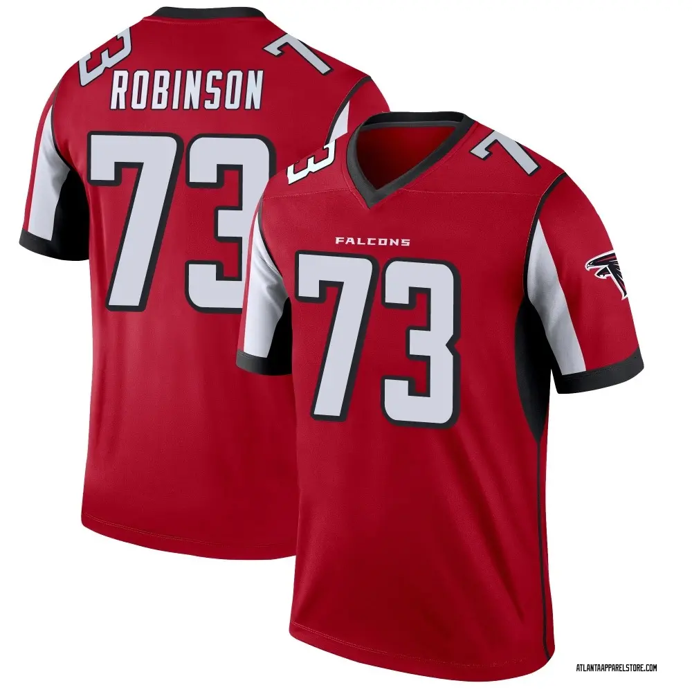 Layden Robinson Men's Legend Red Atlanta Falcons Jersey