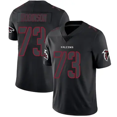Layden Robinson Men's Limited Black Impact Atlanta Falcons Jersey
