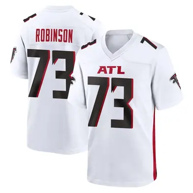 Layden Robinson Youth Game White Atlanta Falcons Jersey