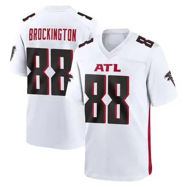 Le'Meke Brockington Men's Game White Atlanta Falcons Jersey