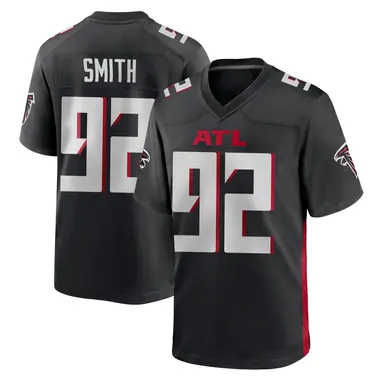 Maason Smith Men's Game Black Atlanta Falcons Alternate Jersey