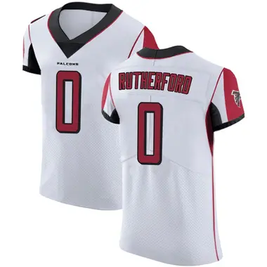 Malik Rutherford Men's Elite White Atlanta Falcons Jersey