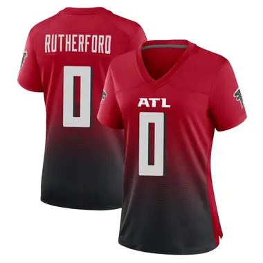Malik Rutherford Women's Game Red Atlanta Falcons 2nd Alternate Jersey