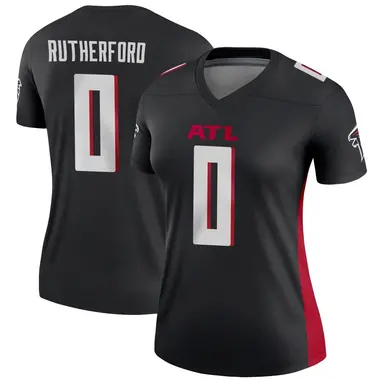 Malik Rutherford Women's Legend Black Atlanta Falcons Jersey
