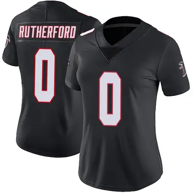 Malik Rutherford Women's Limited Black Atlanta Falcons Vapor Untouchable Jersey