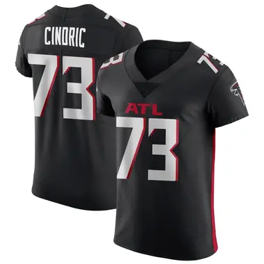 Matthew Cindric Men's Elite Black Atlanta Falcons Alternate Jersey