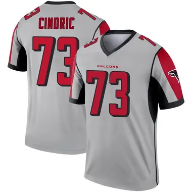 Matthew Cindric Men's Legend Atlanta Falcons Inverted Silver Jersey
