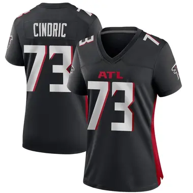 Matthew Cindric Women's Game Black Atlanta Falcons Alternate Jersey