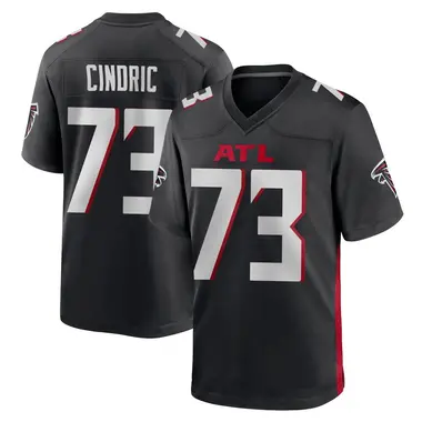 Matthew Cindric Youth Game Black Atlanta Falcons Alternate Jersey