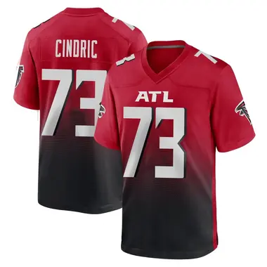 Matthew Cindric Youth Game Red Atlanta Falcons 2nd Alternate Jersey