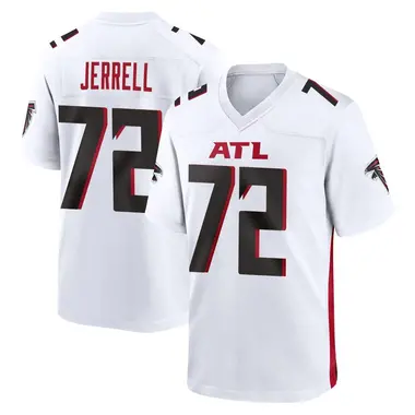 Michael Jerrell Men's Game White Atlanta Falcons Jersey