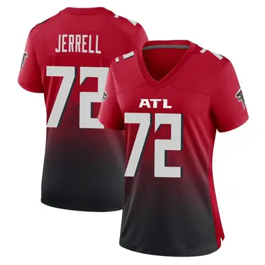 Michael Jerrell Women's Game Red Atlanta Falcons 2nd Alternate Jersey