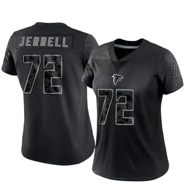 Michael Jerrell Women's Limited Black Atlanta Falcons Reflective Jersey