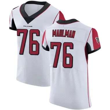 Riley Mahlman Men's Elite White Atlanta Falcons Jersey